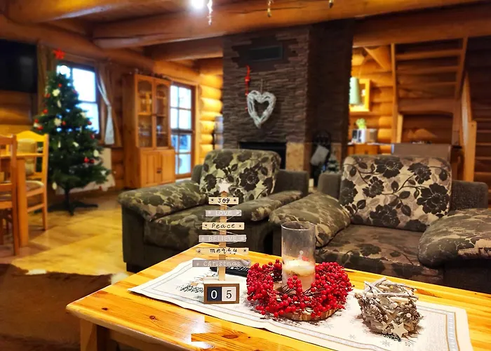 Luxusna Drevena Zrubova V Obci Ferienhaus